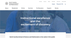 Desktop Screenshot of ncssm.edu